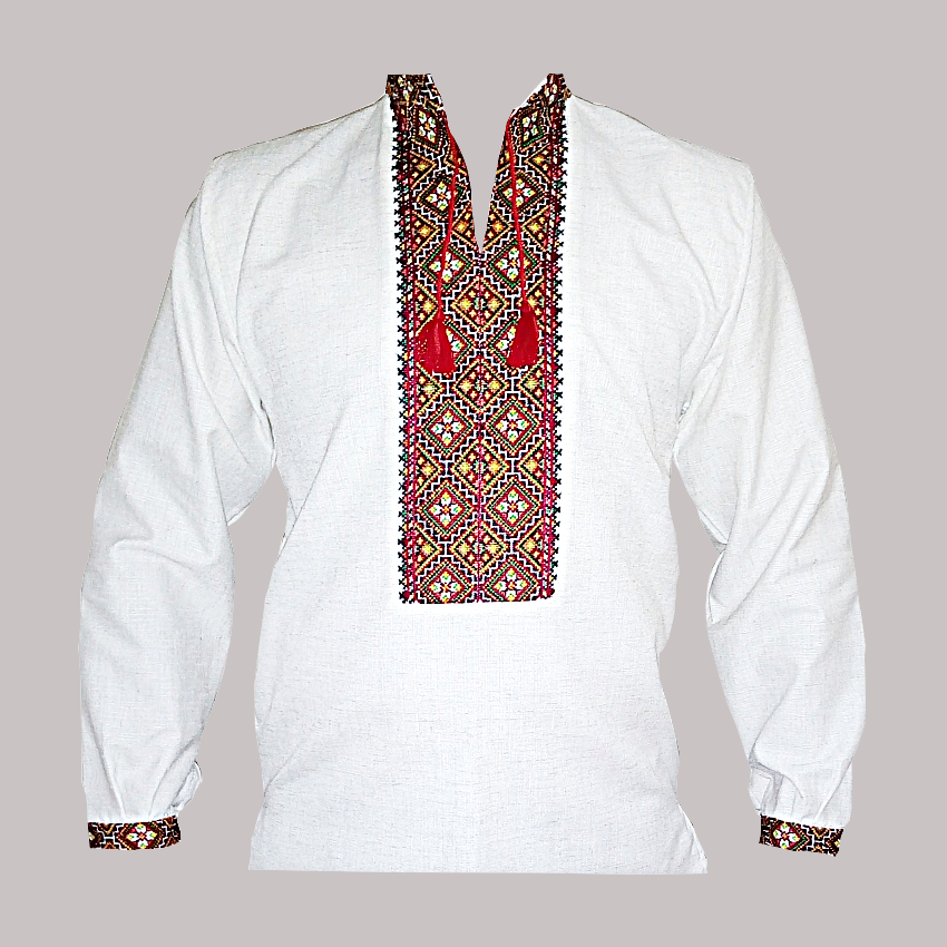 

Рубашка Украинская вышиванка 1862 цвет серый размер, Рубашка Украинская вышиванка 1862 цвет серый размер M/L