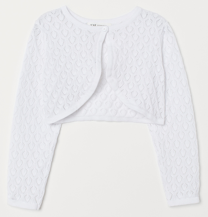 

Болеро H&M 6980399 122-128 см Белое