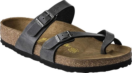 

Женские шлепанцы Birkenstock Mayari Birko Flor Anthracite Pull Up Birko-Flor 37