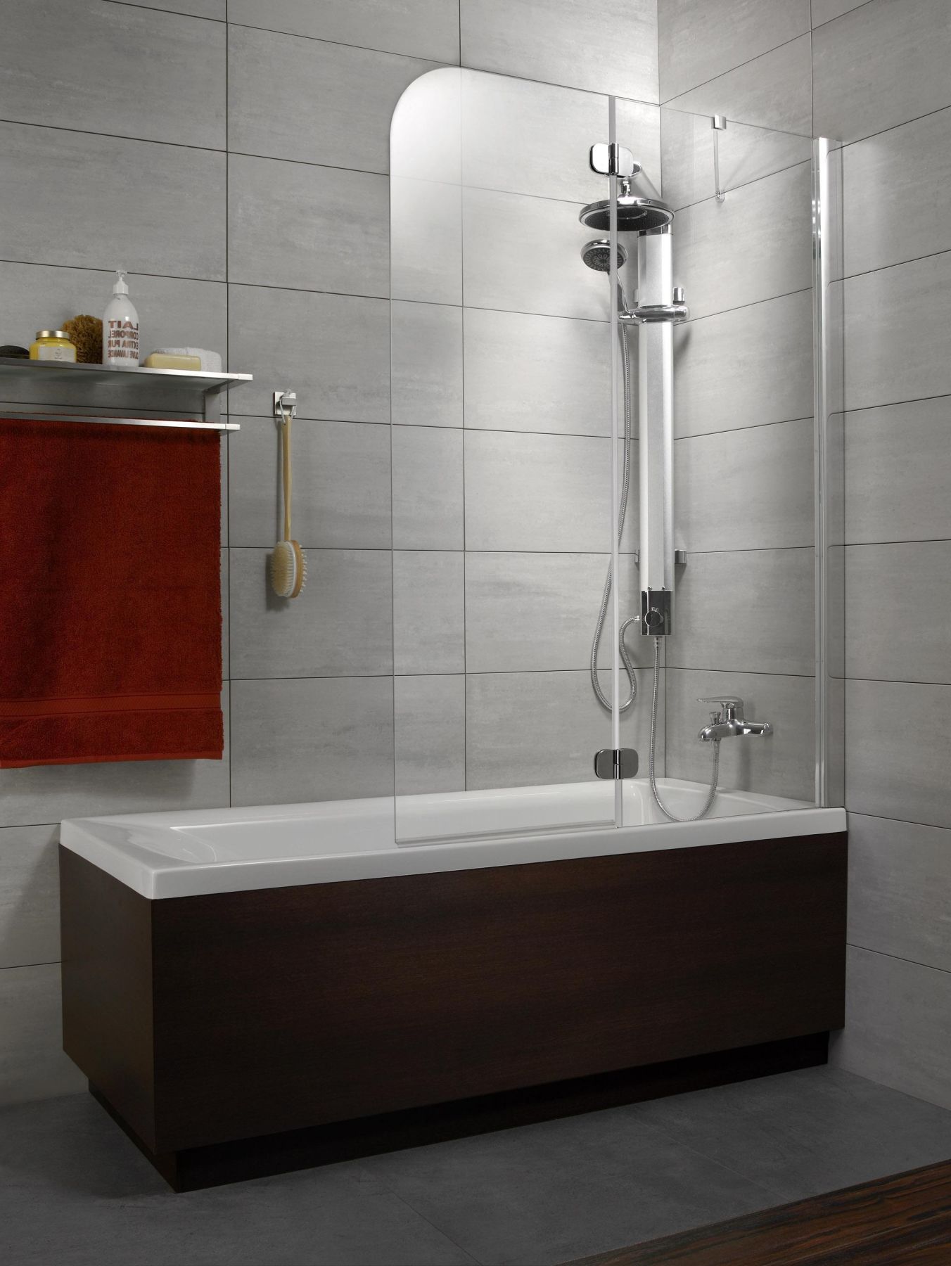 

Шторка для ванны RADAWAY Torrenta PND 100 201202-101NR правая