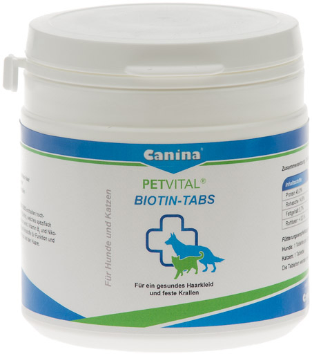 

Таблетки для привередливых собак и котов Canina Petvital Biotin-Tabs 100 г