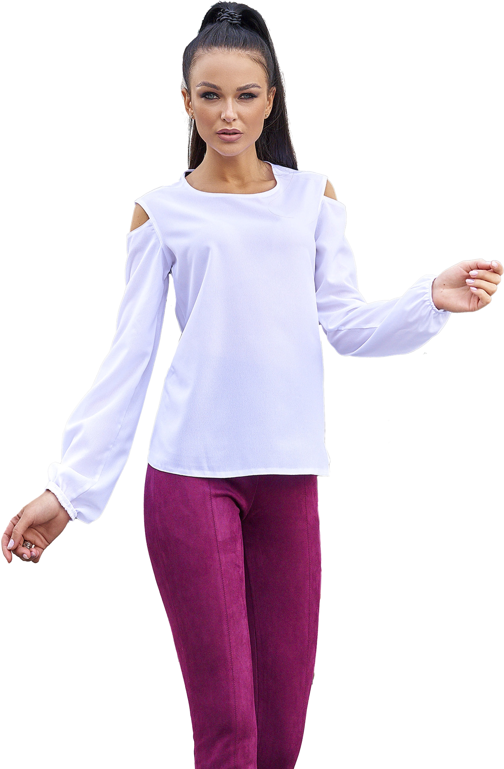 

Блузка Jadone Fashion Сара S (42) Белая