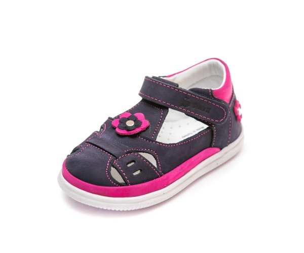 

Босоножки Sibel Bebe 3370 син роз (22-25) Тёмно-синий 24р 15.3 см