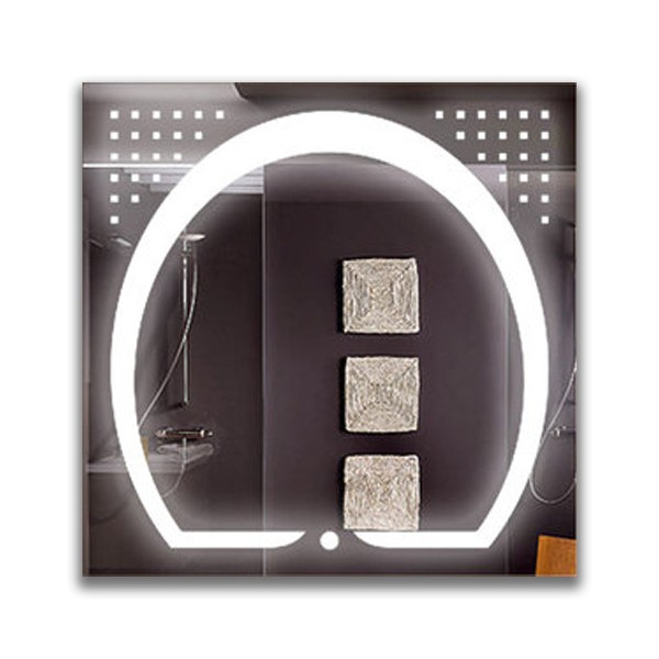 

Зеркало с подсветкой LED в ванную комнату DecorLed ZSD-049(800*800)