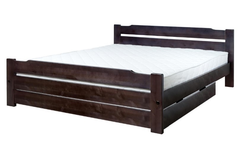 

Кровать Никко-3 Темп-Мебель Выдвижные ящики Ольха массив 160x200 см R0141-0626