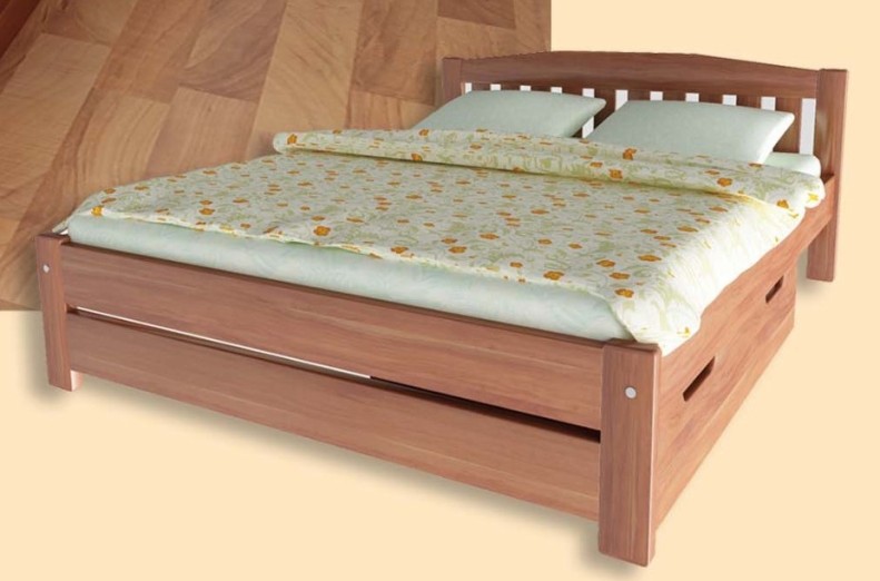 

Кровать Альфа-4 Темп-Мебель Без ниши Ольха массив 140x200 см R0141-0366
