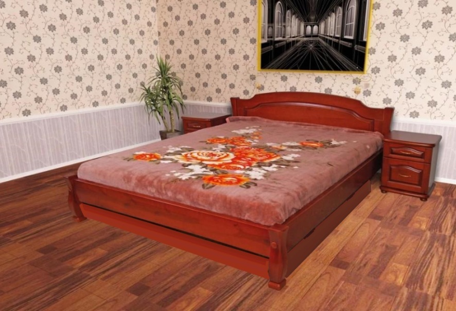 

Кровать Лагуна-4 Темп-Мебель Выдвижные ящики Ольха массив 80x200 см R0141-0293