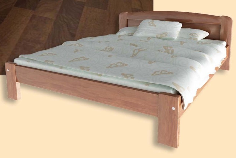 

Кровать Лира-4 Темп-Мебель Без ниши Ольха массив 140x200 см R0141-0430