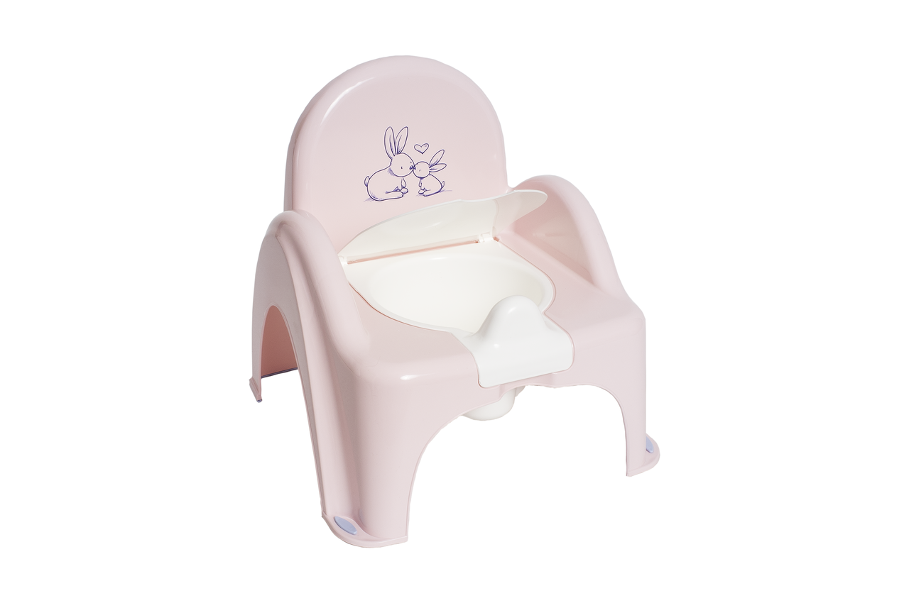 

Горшок-стульчик Кролики Tega Baby Розовый