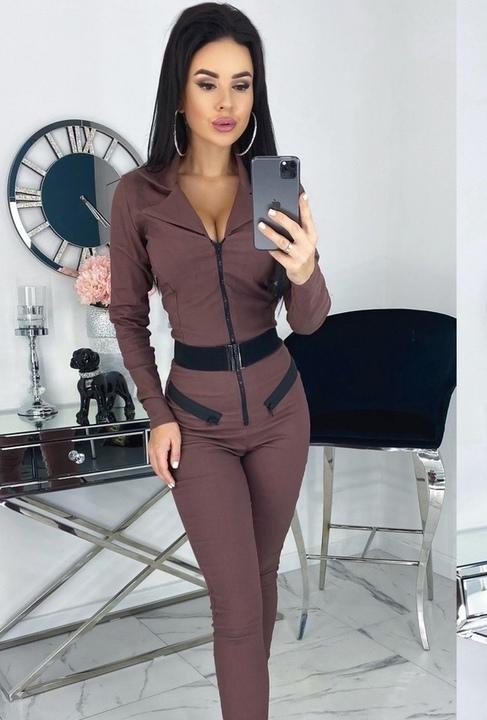 

Комбинезон G&M k-64188 46-48 Размер цвет кофейный