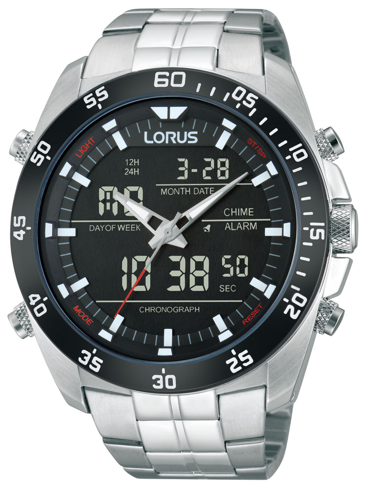 

Часы Lorus RW611AX9 Analog-Digital Alarm Chronograph 100M 46mm