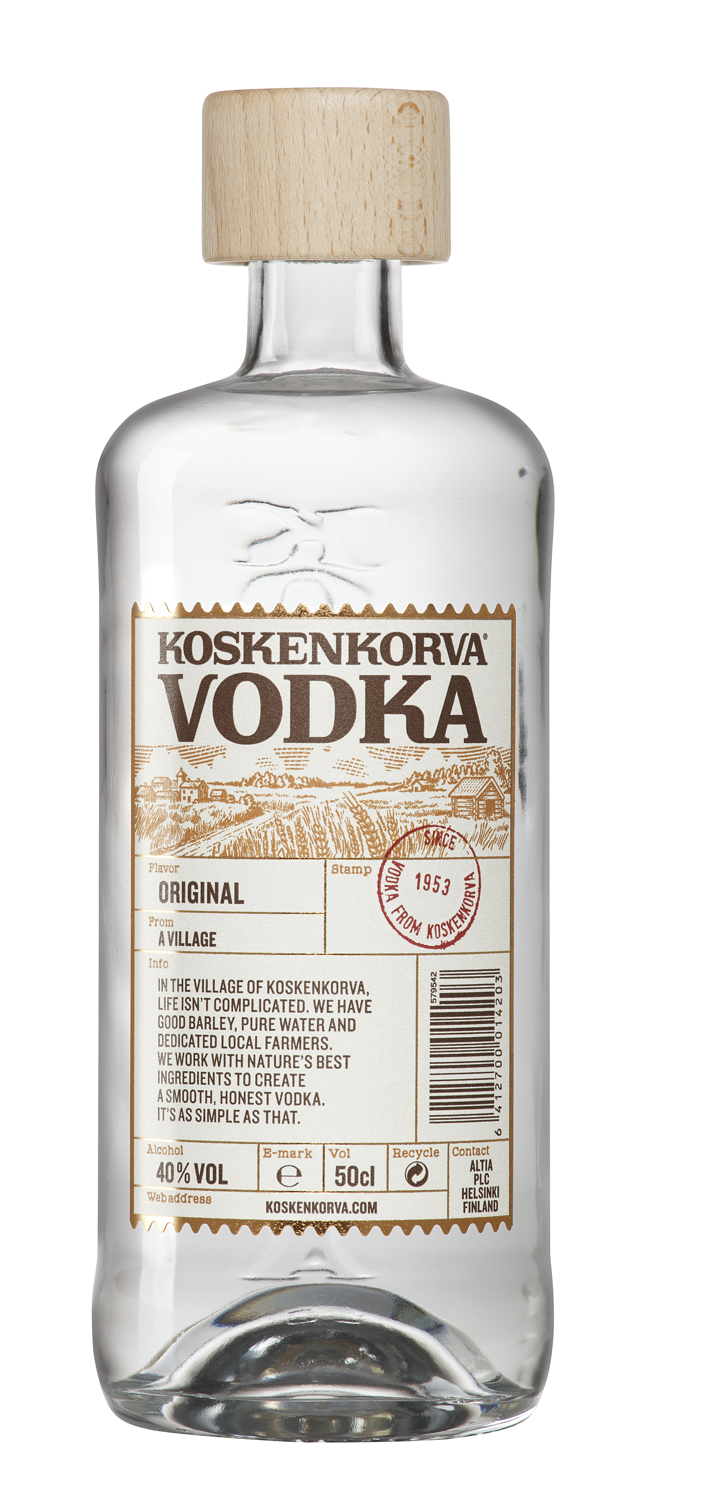 Акція на Водка Koskenkorva 0.5 л 40% (6412700014203) від Rozetka UA
