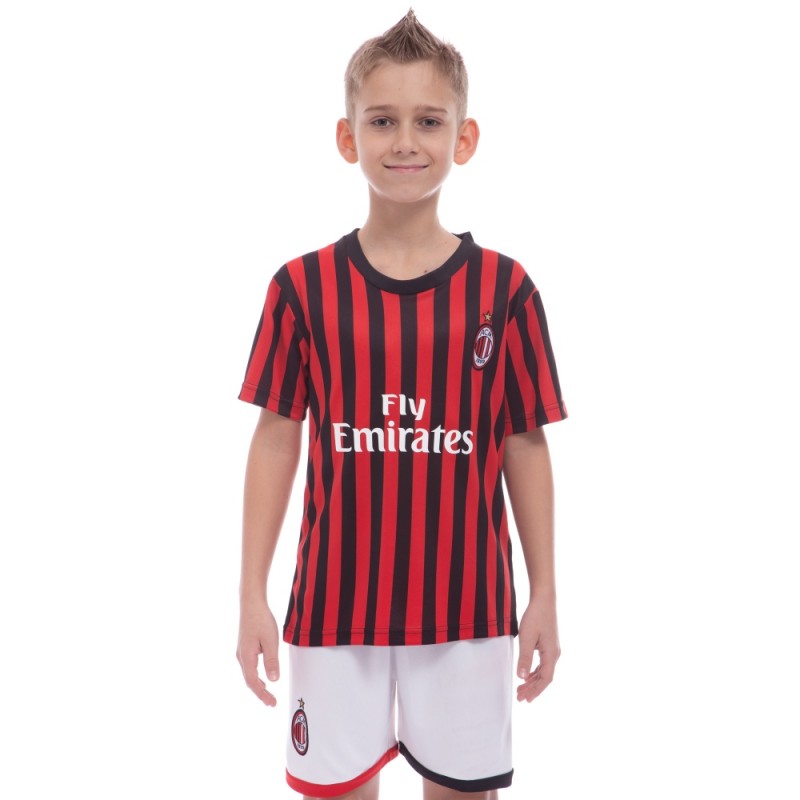 

Форма футбольная детская PlayGame AC Milan домашняя 20-28/6-14 лет, код: CO-0977