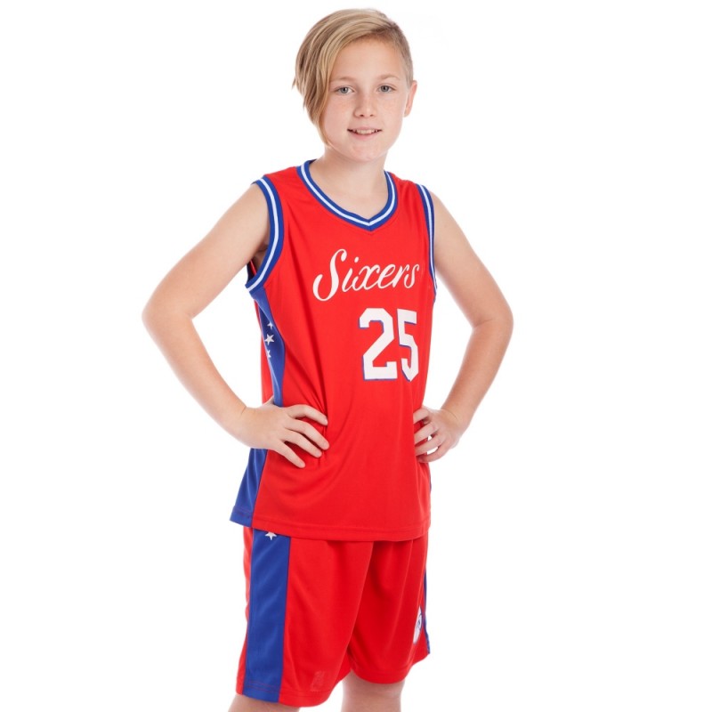 

Форма баскетбольная подростковая PlayGame NB-Sport NBA Sixers 25, код: BA-0904