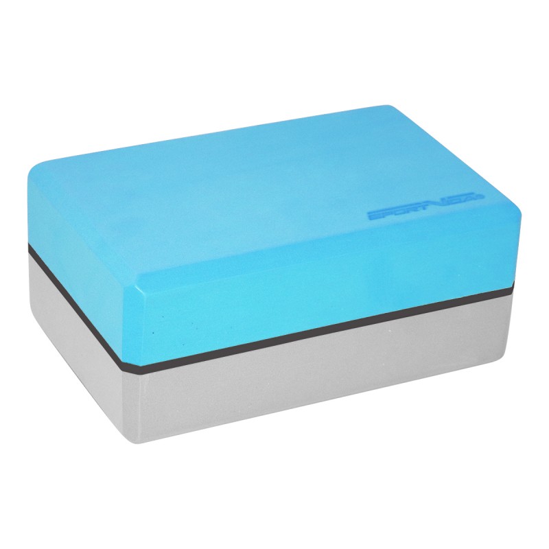 

Блок для йоги двухцветный SportVida Blue/Grey, код: SV-HK0335