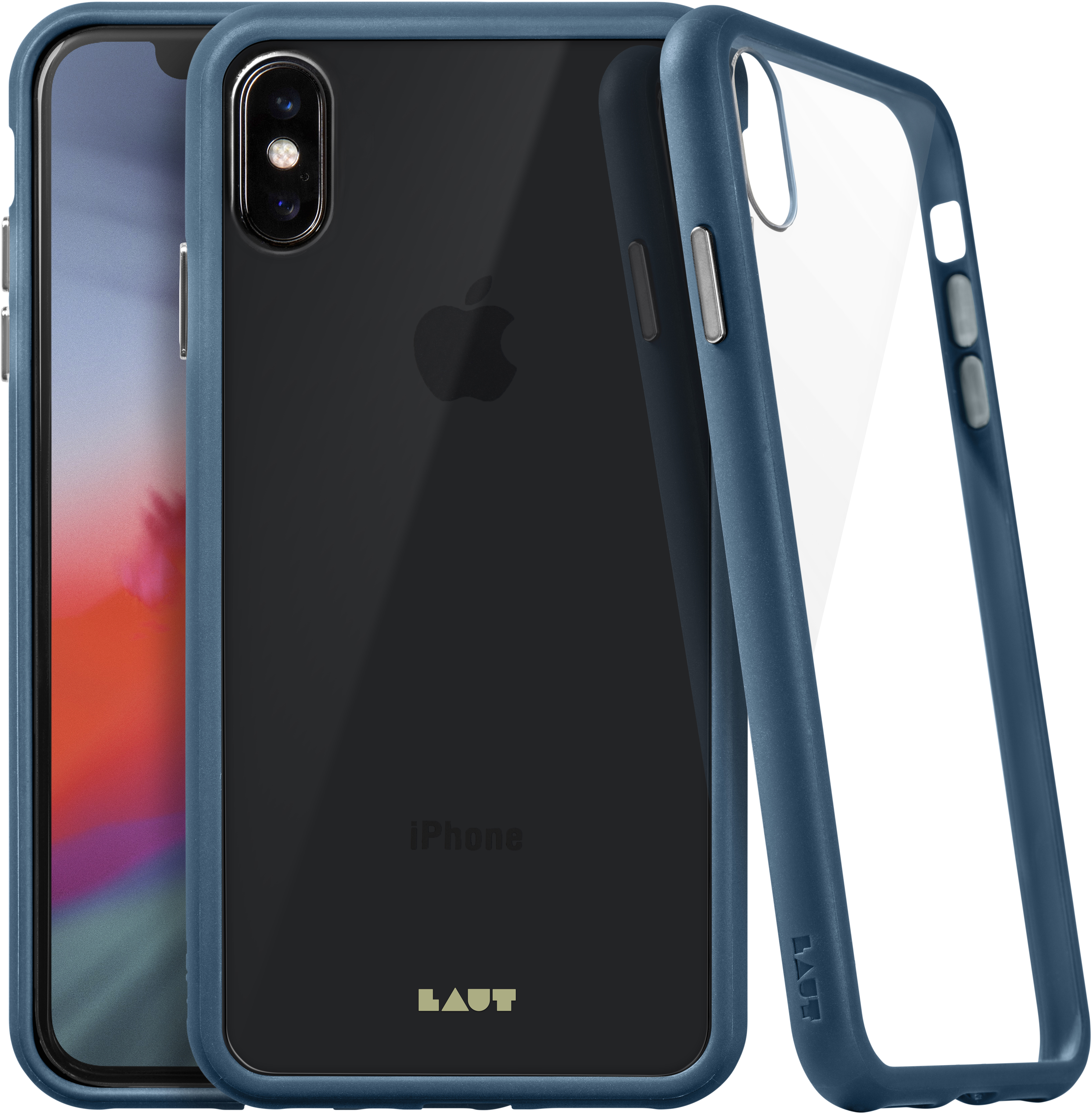 

Панель Laut Accents для Apple iPhone Xs Blue (LAUT_iP18-S_AC_BL)