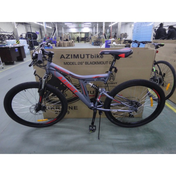 

Велосипед Azimut Blackmount 26" 18" Grey / Red Original