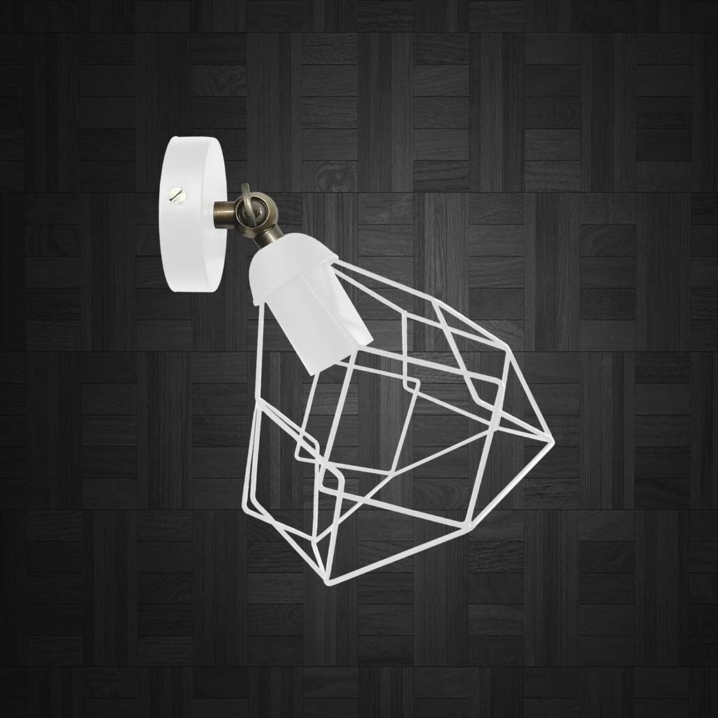 

Светильник поворотный на 1-лампу RUBY/LS E27 бра белый