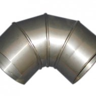 

Дымоход Колено 90 ø140 Fire Work Нержавеющая сталь одностенный AISI 304 1мм