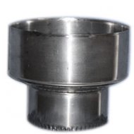 

Дымоход Переходник ø180 Fire Work Нержавеющая сталь одностенный AISI 304 1мм