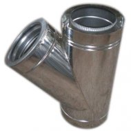 

Дымоход Тройник термо 45 ø150/220 Fire Work Нержавеющая сталь/Нержавеющая сталь AISI 321 0.8мм утепленный