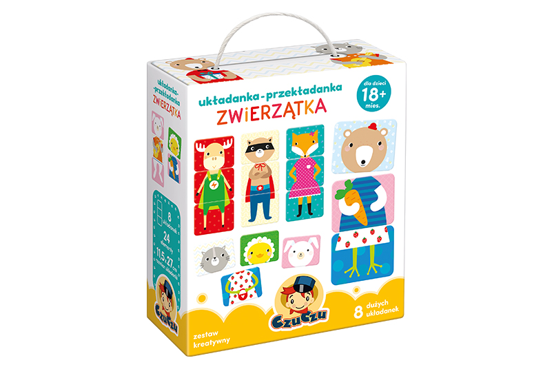 

Пазлы игра Животные CzuCzu 11,5х27 см (det0001762) Різнокольоровий