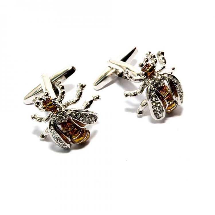 

Запонки Муха Handmade