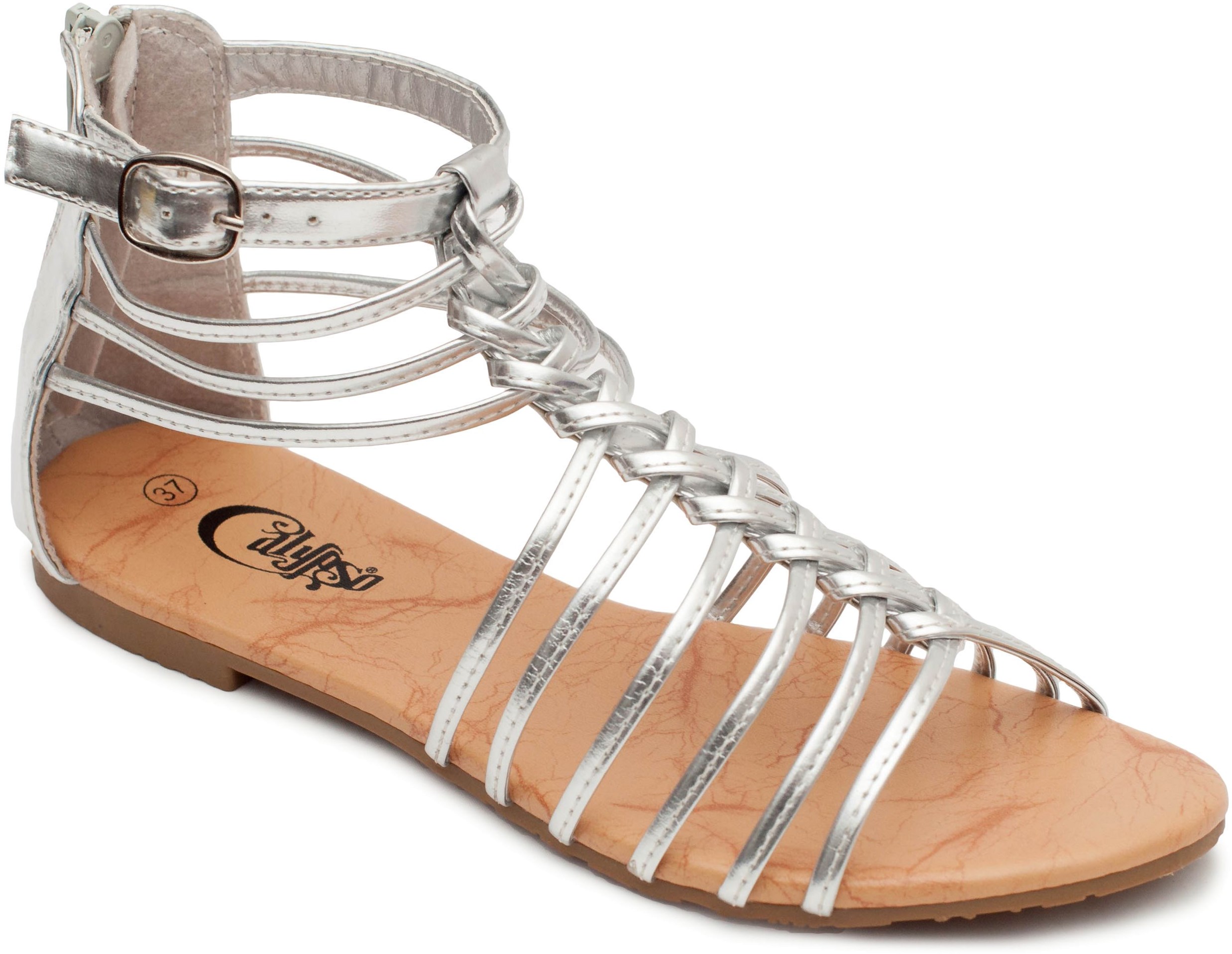 

Сандалии Calypso 0116 001-1 37 24.5 см Серебристые