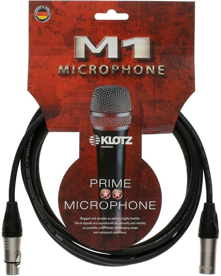 

Микрофонный кабель Klotz M1K1FM0300 3 м Black