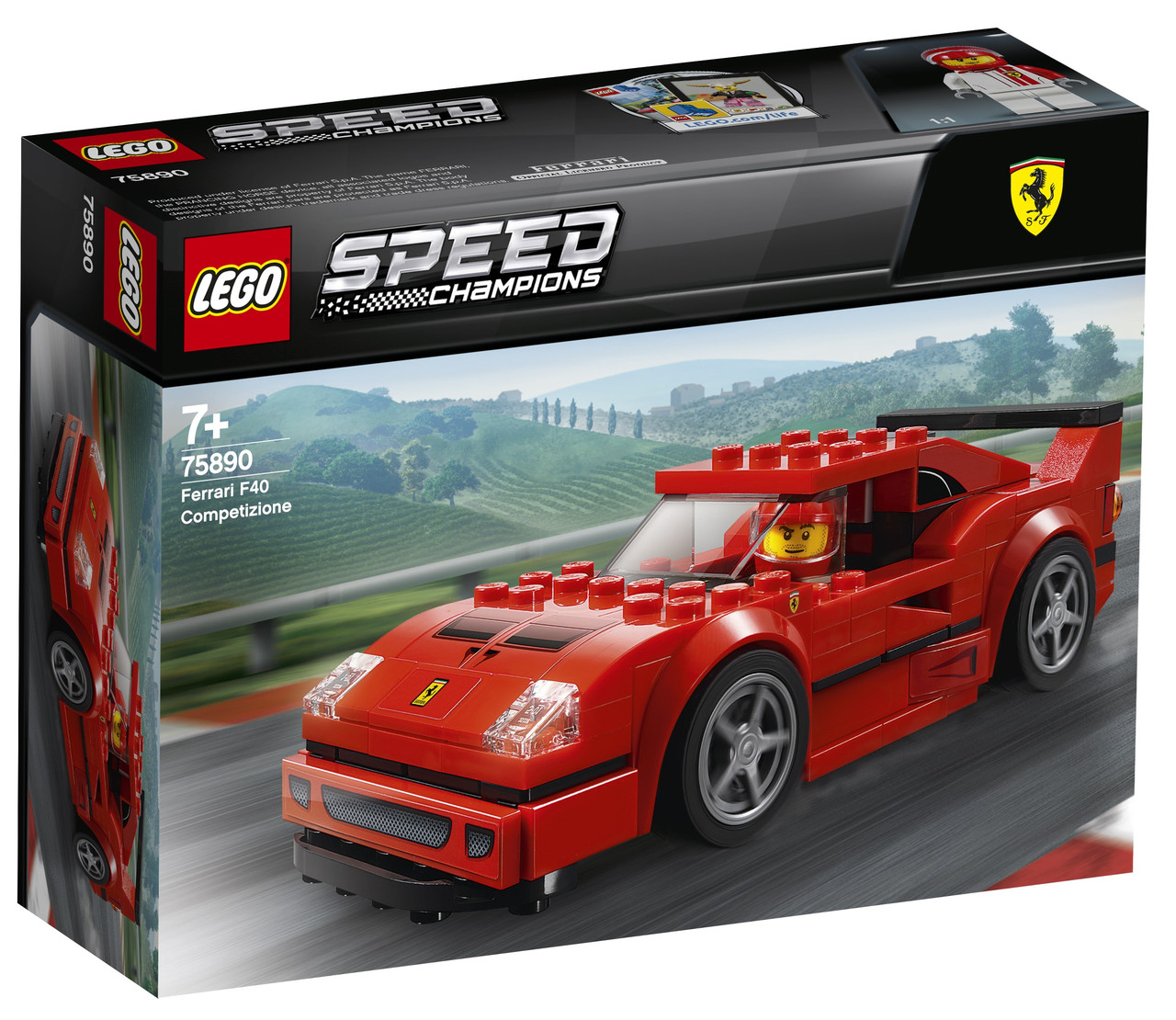 

Конструктор LEGO Ferrari F40 Competizione 198 деталей (75890)
