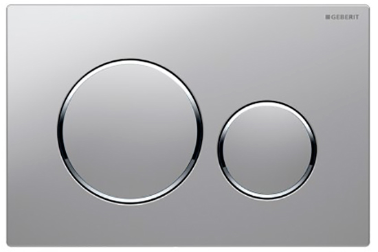 

Панель смыва GEBERIT Sigma 20 нержавеющая сталь матовая/полированная 115.882.SN.1
