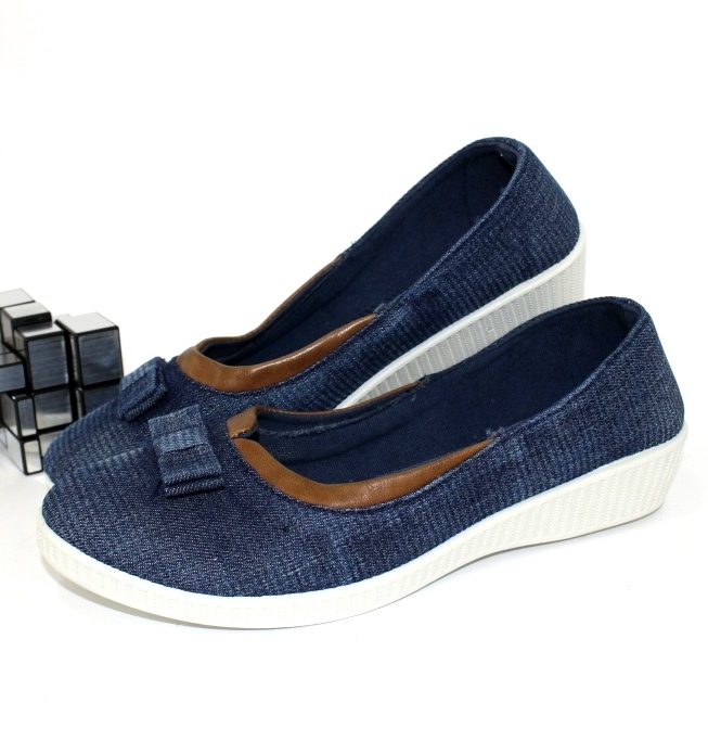 

Балетки женские Shoes 612-2 37 23.0см синий
