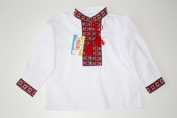 

Вишиванка для хлопчика Veronika Івасик 2 орнамент червоний 92