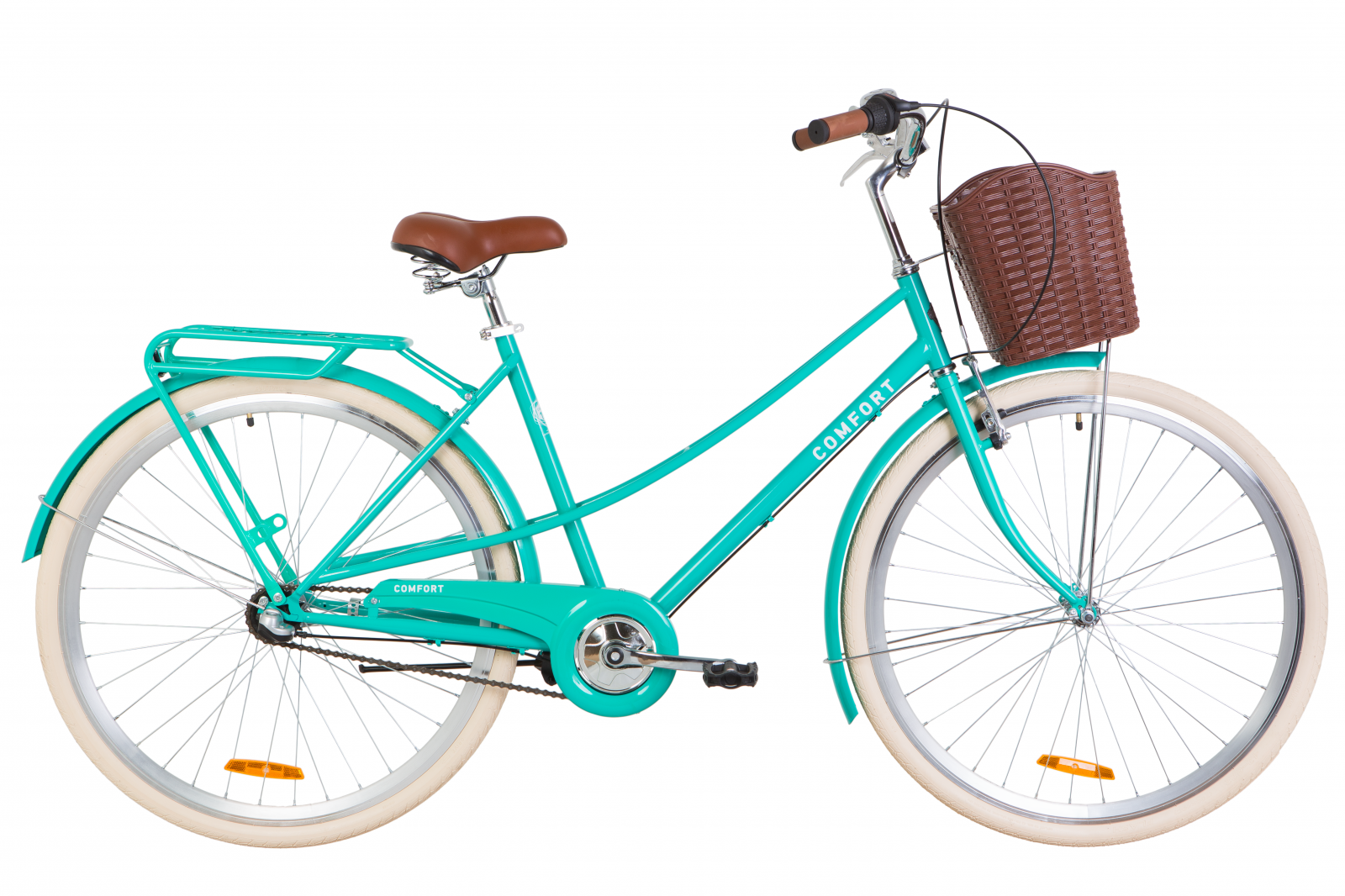 

Велосипед женский 28" Dorozhnik COMFORT FEMALE планет. 2020 (бирюзовый)