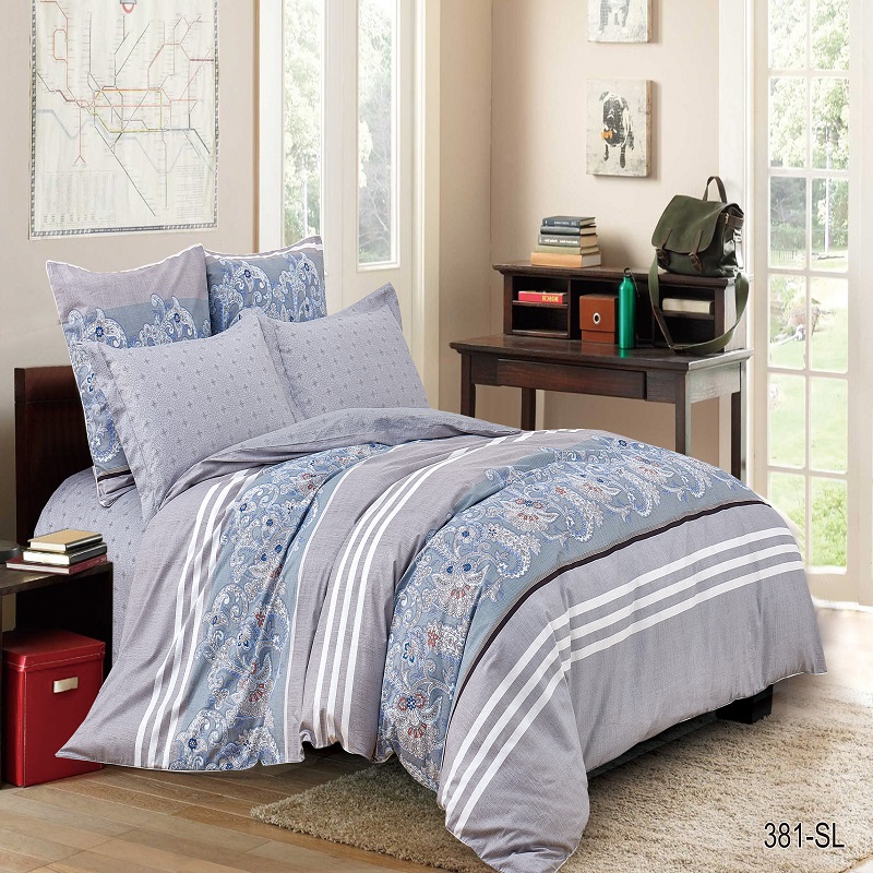 

Комплект постельного белья Уютная Жизнь Цветочный узор-3 Сатин Евро 200х220 (K-SN-381-SL-A-B)