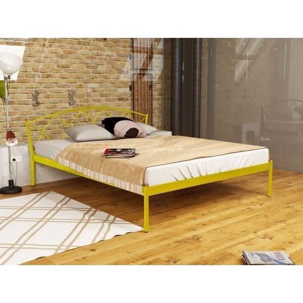 

Кровать Jasmine Elegance-1 Метакам односпальная 80х190 см. Желтый