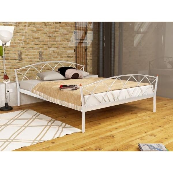 

Кровать Jasmine Elegance-2 Метакам 140х190 см. Белый