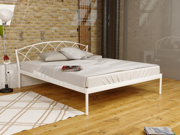

Кровать Jasmine Elegance-1 Метакам односпальная 80х200 см. Белый