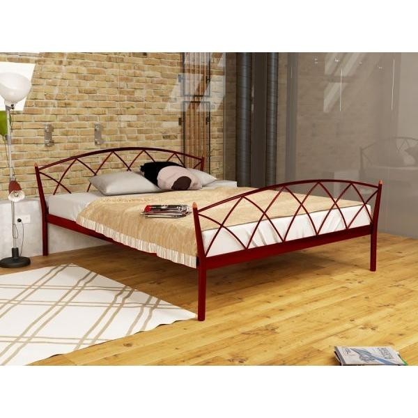 

Кровать Jasmine Elegance-2 Метакам односпальная 80х200 см. Красный лак