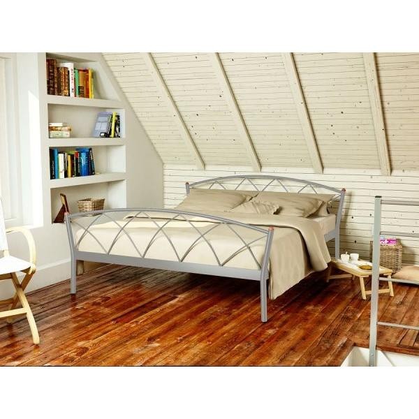 

Кровать Jasmine-2 Метакам 140х190 см. Алюминий