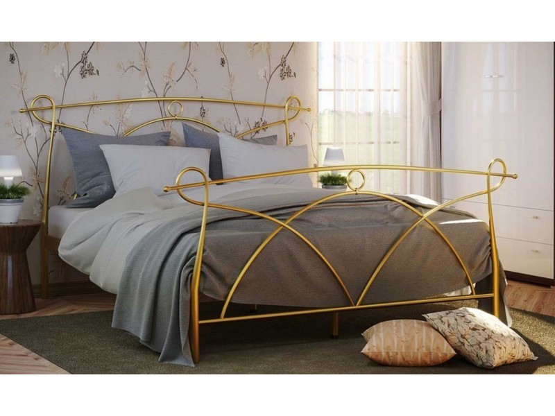 

Кровать Florence-2 Prestige Метакам 160х190 см. Золото