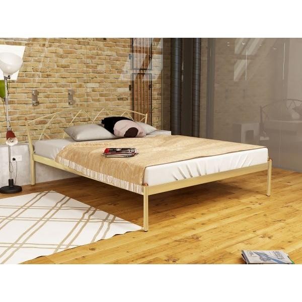 

Кровать Jasmine Elegance-1 Метакам 140х190 см. Бежевый