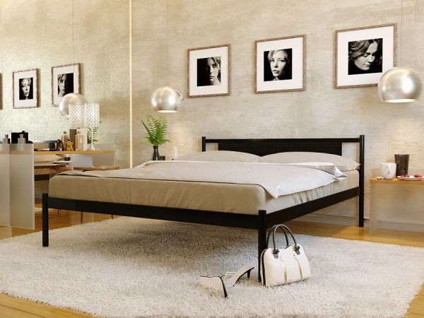 

Кровать Fly New-1 Метакам 160х190 см. Черный