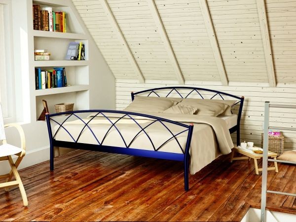 

Кровать Jasmine-2 Метакам 180х190 см. Синий