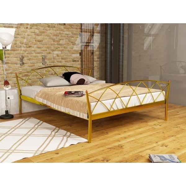 

Кровать Jasmine Elegance-2 Метакам 140х200 см. Золото