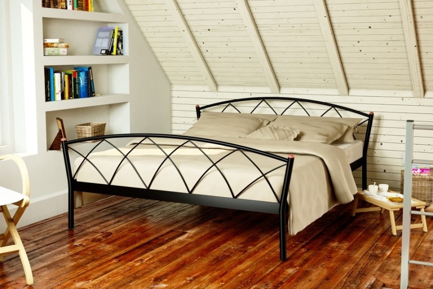 

Кровать Jasmine-2 Метакам 180х200 см. Черный