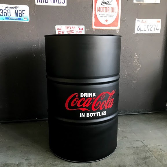 

Декоративная бочка с логотипом Craftmetal Coka Cola