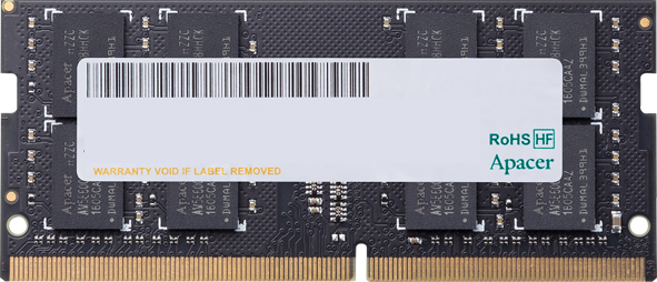 

Оперативная память Apacer SODIMM DDR4-2400 8192MB PC4-19200 (ES.08G2T.GFH)