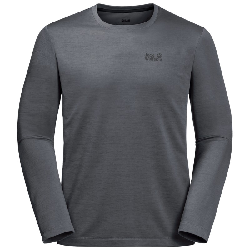 

Фуфайка HYDROPORE XT LONGSLEEVE MEN Jack Wolfskin 1805892-6116 XL Серый