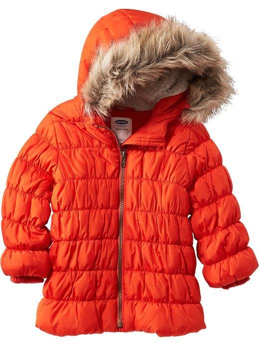 

Куртка для девочки OLD NAVY оранжевая (105 см)